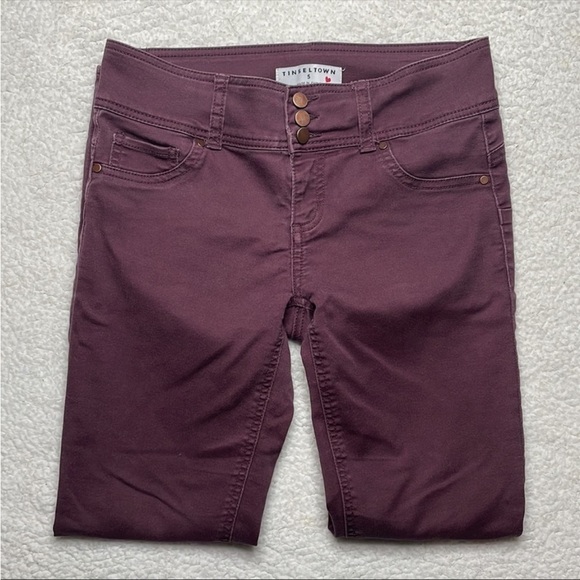 Tinseltown dark burgundy comfortable stretch soft Size 5 - Picture 4 of 10